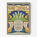 Poster vintage stile Die Insel Art Nouveau