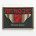 Poster vintage Die Woche - Stile Art déco grafico — quadro incorniciato alla parete