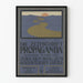 Poster vintage Die Zeitschrift Propaganda per decorazione murale