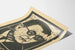 Poster ritratto di Dmitri Shostakovich in stile incisione