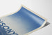Poster vintage Disonyl in sfumatura blu
