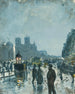 Notre-Dame de Paris sotto la pioggia - Dan Tull — vista dell’opera