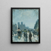 Notre-Dame de Paris sotto la pioggia - Dan Tull — quadro incorniciato alla parete