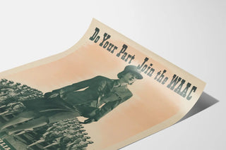 Poster vintage reclutamento WAAC US Army