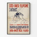 Poster vintage antizanzare in norvegese