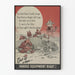 Poster vintage militare « Non fare lo scemo - Maneggia correttamente l'attrezzatura »