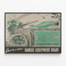 Poster vintage militare - Cura e pulizia delle armi — quadro incorniciato alla parete
