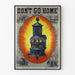Poster vintage stufa a carbone Dubuque Soft Burner