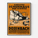 Poster vintage scarpe Dosenbach Svizzera