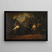 Il duello o il cuore conciliatore - Édouard-Henri-Théophile Pingret — quadro incorniciato alla parete