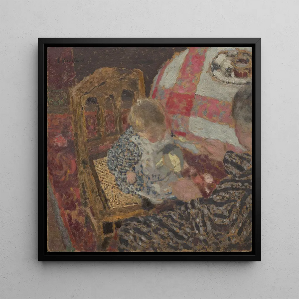 Quadro Pranzo con Annette e sua nonna - Édouard Vuillard | Stampa d'arte
