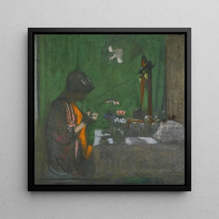 Madame Hessel nel suo gabinetto di toilette - Édouard Vuillard