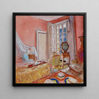 Madame Hessel nella camera rosa a Clayes - Édouard Vuillard