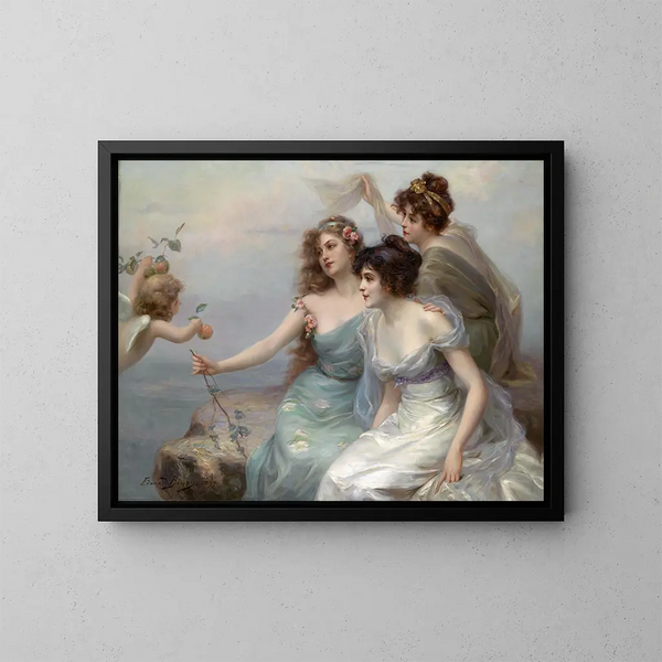 Le tre Grazie - Édouard Bisson — quadro incorniciato alla parete