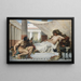 Ercole ai piedi di Omfale - Édouard Joseph Dantan — quadro incorniciato alla parete