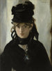 Berthe Morisot con bouquet di violette - Édouard Manet — vista dell’opera