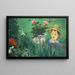 Ragazzo tra i fiori - Édouard Manet — quadro incorniciato alla parete