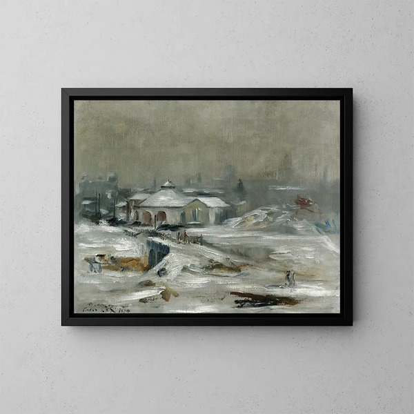 La Gare du chemin de fer de Sceaux - Édouard Manet — quadro incorniciato alla parete