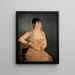 Donna in rosa - Édouard Manet — quadro incorniciato alla parete
