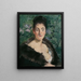 Dame in pelliccia - Édouard Manet — quadro incorniciato alla parete