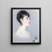 Mademoiselle Isabelle Lemonnier 1857-1926 - Édouard Manet — quadro incorniciato alla parete