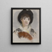 Ritratto della contessa Albazzi - Édouard Manet — quadro incorniciato alla parete