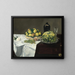 Natura morta con melone e pesche - Édouard Manet — quadro incorniciato alla parete