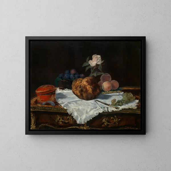 La brioche - Édouard Manet — quadro incorniciato alla parete