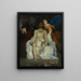 Il Cristo morto con angeli - Édouard Manet — quadro incorniciato alla parete