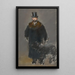 L'uomo col cane - Édouard Manet — quadro incorniciato alla parete