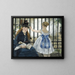 Le Chemin de fer - Édouard Manet — quadro incorniciato alla parete