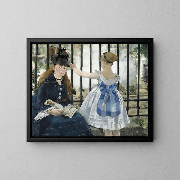 Le Chemin de fer - Édouard Manet — quadro incorniciato alla parete