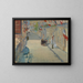 La rue Mosnier avec des drapeaux - Édouard Manet — quadro incorniciato alla parete