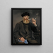 Il fumatore - Édouard Manet — quadro incorniciato alla parete