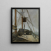 Il ponte della nave - Édouard Manet — quadro incorniciato alla parete
