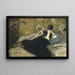 Donna con ventagli - Édouard Manet — quadro incorniciato alla parete