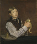 Giovane ragazzo che sbuccia una pera - Édouard Manet — vista dell’opera