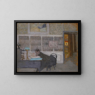 douard Vuillard - At the Revue Blanche Portrait of Flix Fnon.webp
