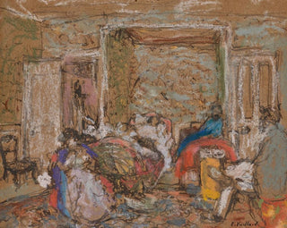 Camera Amfrville, Madame Hessel sofferente - Édouard Vuillard — vista dell’opera