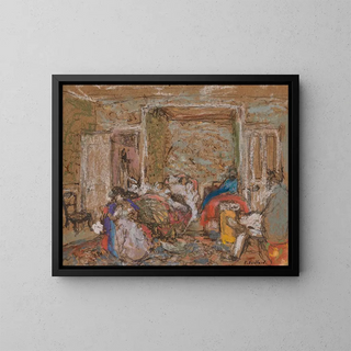 Camera Amfrville, Madame Hessel sofferente - Édouard Vuillard — quadro incorniciato alla parete