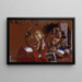 Bambini che leggono - Édouard Vuillard — quadro incorniciato alla parete