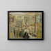 Donna seduta in un interno luminoso - Édouard Vuillard — quadro incorniciato alla parete