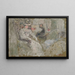Donna in Bianco Seduta - Édouard Vuillard — quadro incorniciato alla parete