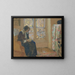 Giovane donna che legge - Édouard Vuillard — quadro incorniciato alla parete