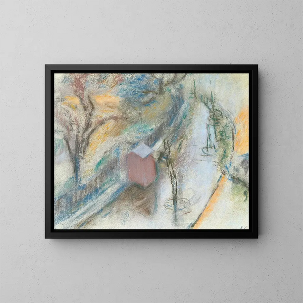 La Gurite du cantonnier - Édouard Vuillard — quadro incorniciato alla parete