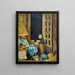 La fenêtre aperta sulla notte - Édouard Vuillard — quadro incorniciato alla parete