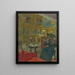 La visitatrice - Édouard Vuillard — quadro incorniciato alla parete