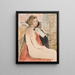 Il Modello - Édouard Vuillard — quadro incorniciato alla parete