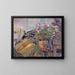Il vaso di fiori - Édouard Vuillard — quadro incorniciato alla parete
