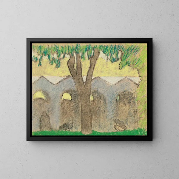 Le square Louis XVI - Édouard Vuillard — quadro incorniciato alla parete
